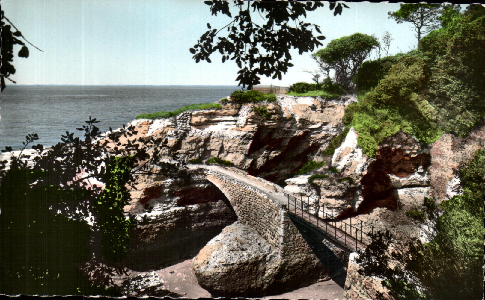 CPA Saint Palate On Sea the Bridge of the Cornice