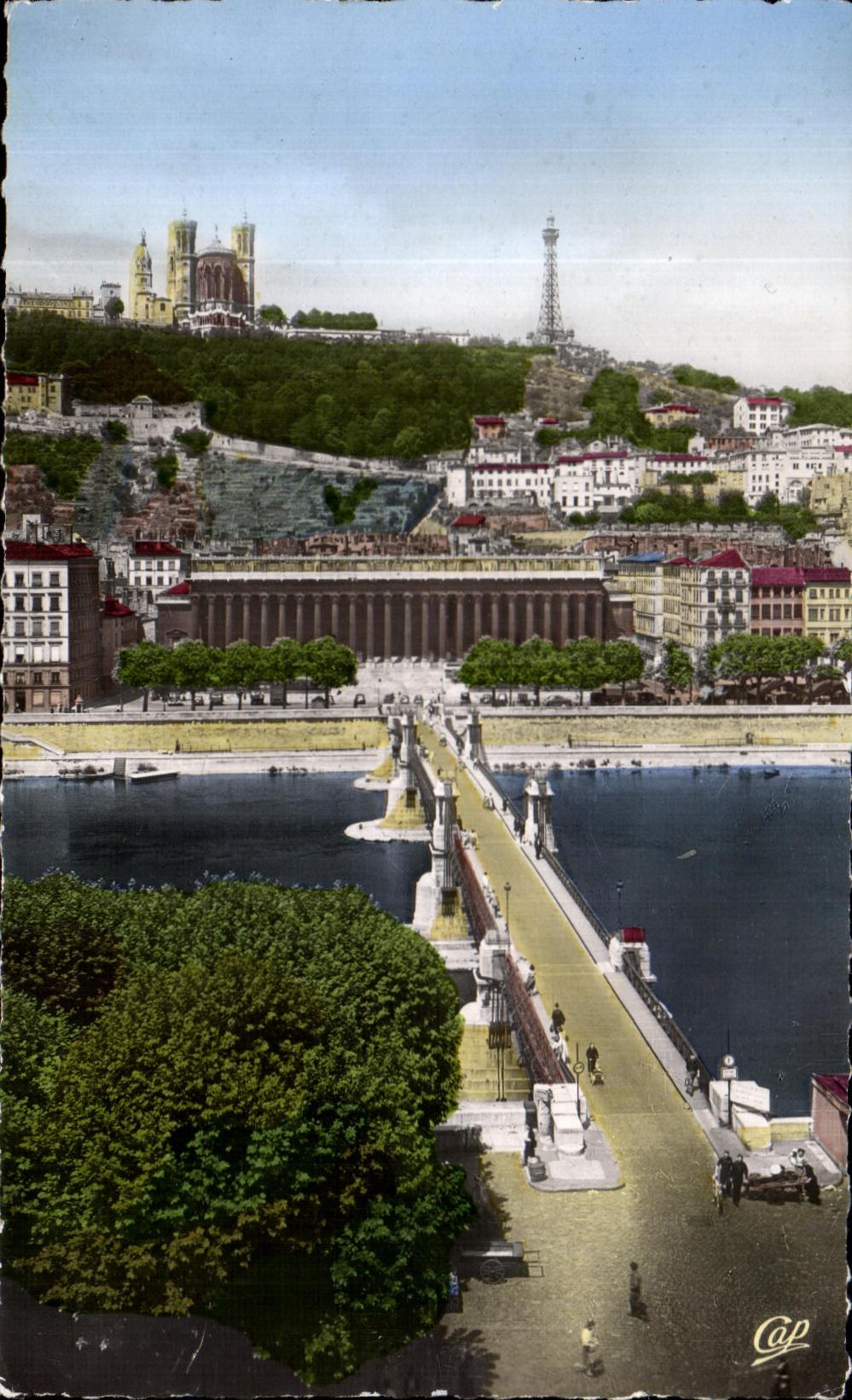 CPA Lyon Law courts and the Hill of Fourviere