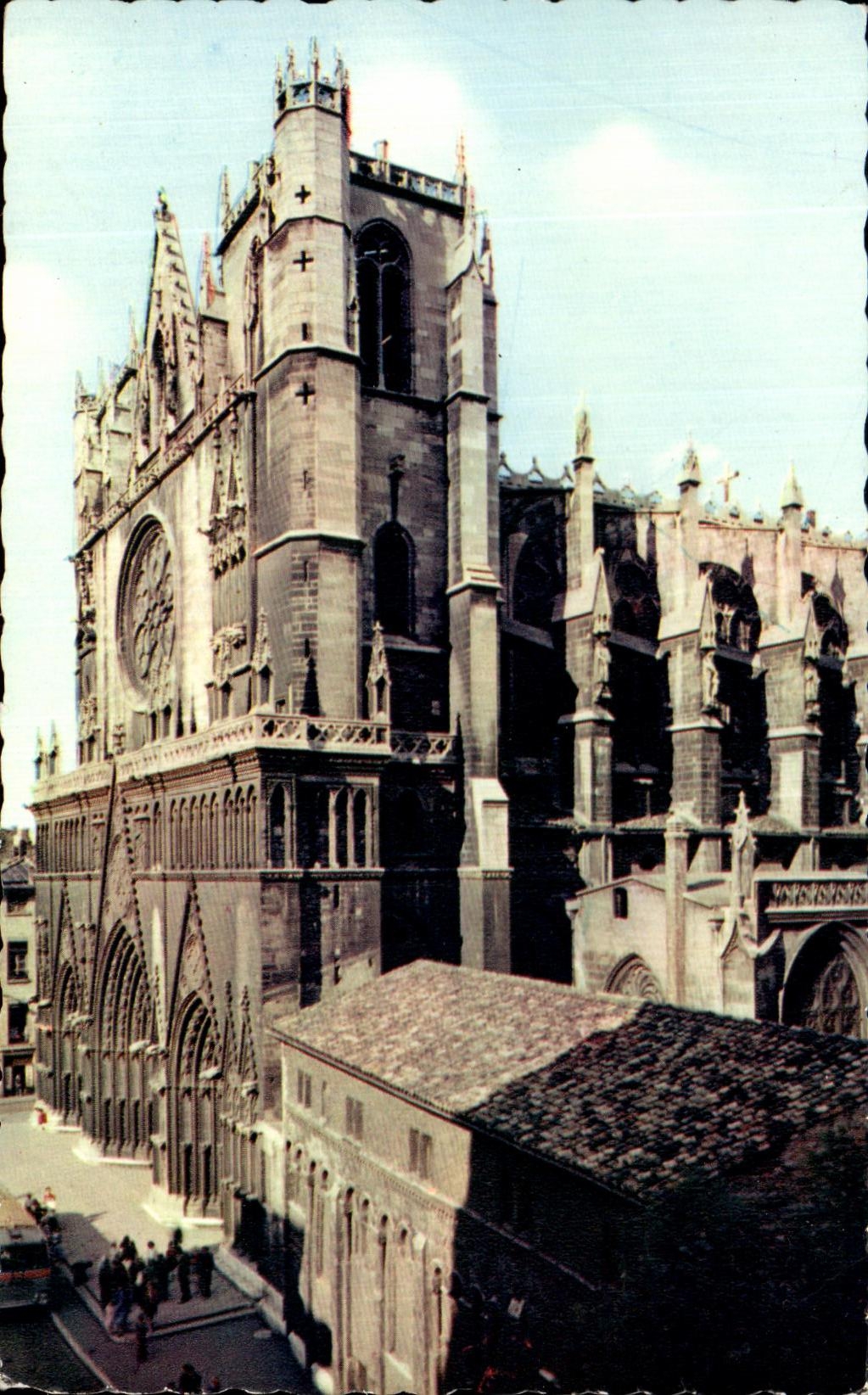 CPA Lyon Cathedral Saint Jean and Mercanterie
