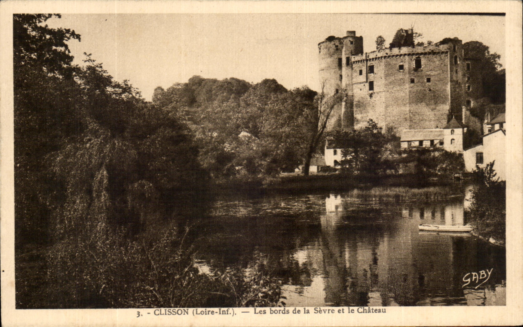 CPA Clisson que los bordes de se separan y el castillo