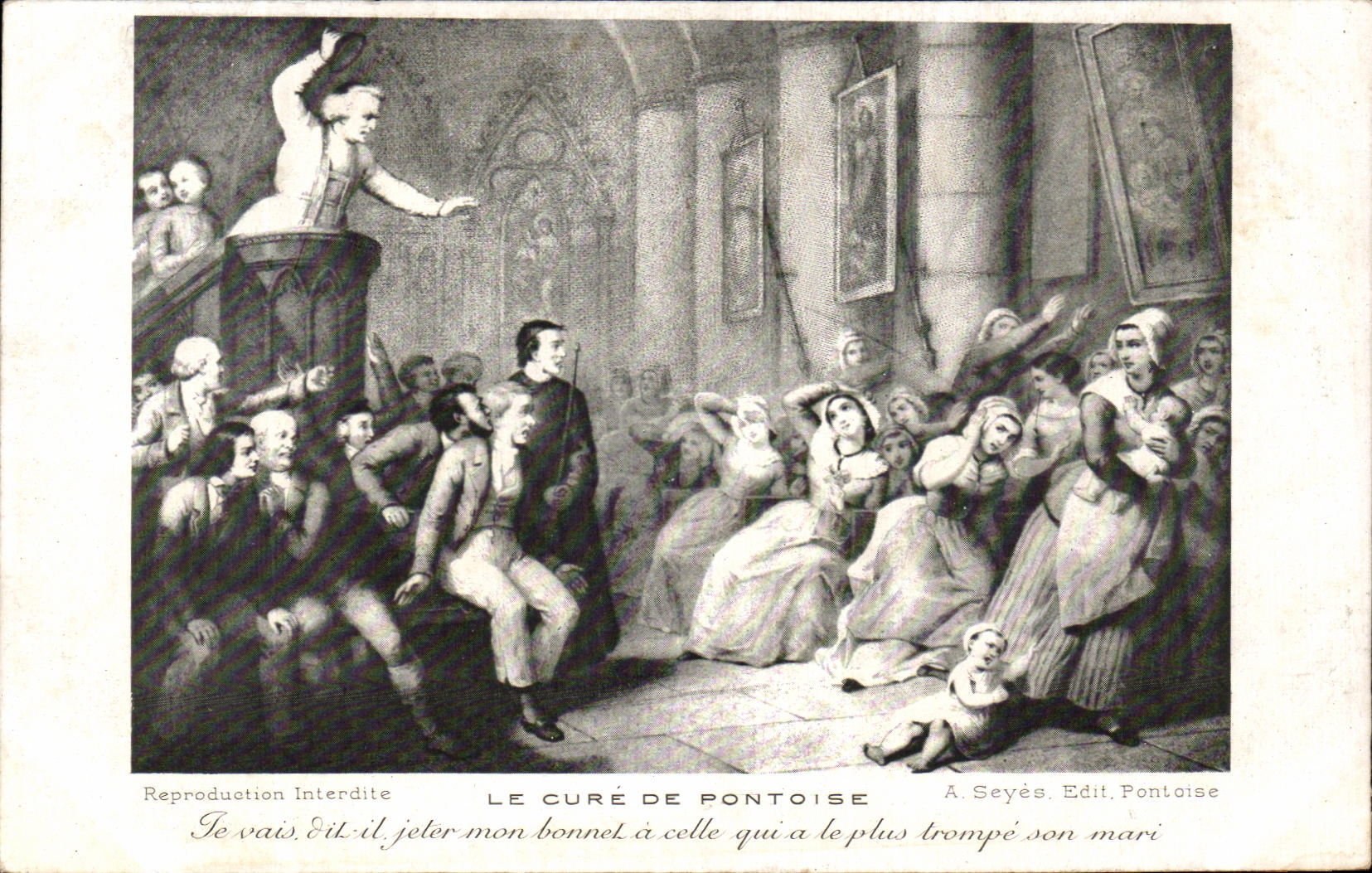 CPA Le cure de Pontoise Seyes 