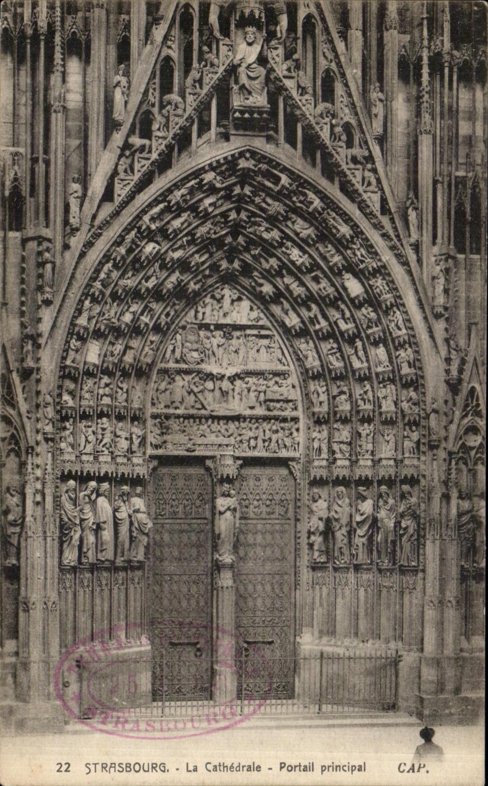 CPA Strasbourg Principal the Portall Cathedral