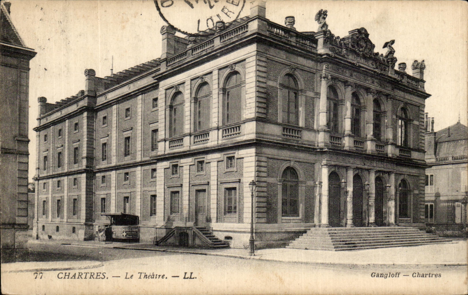 CPA Chartres the Theater