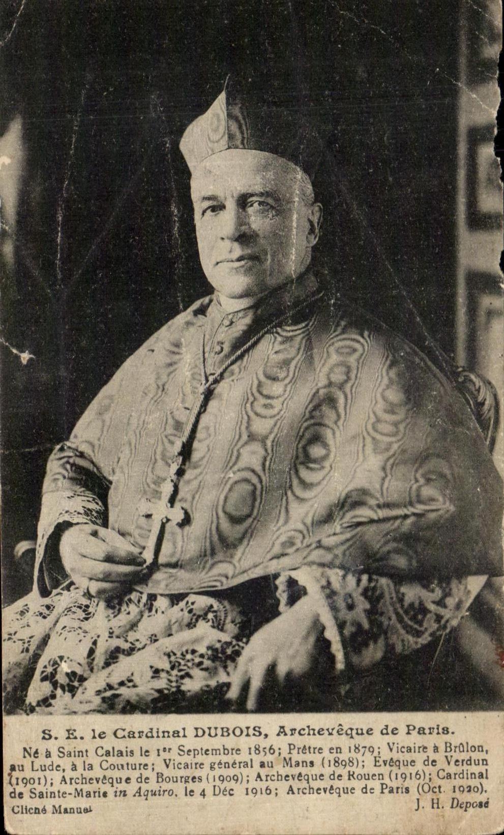 CPA the Cardinal Dubois Archbishop of Paris