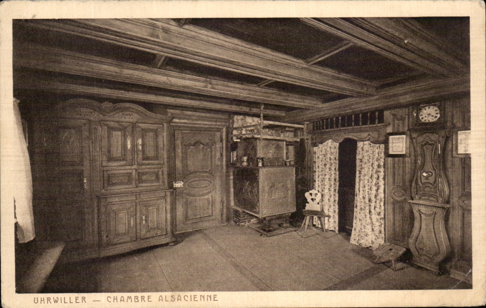 CPA Uhrwiller Alsatian Room