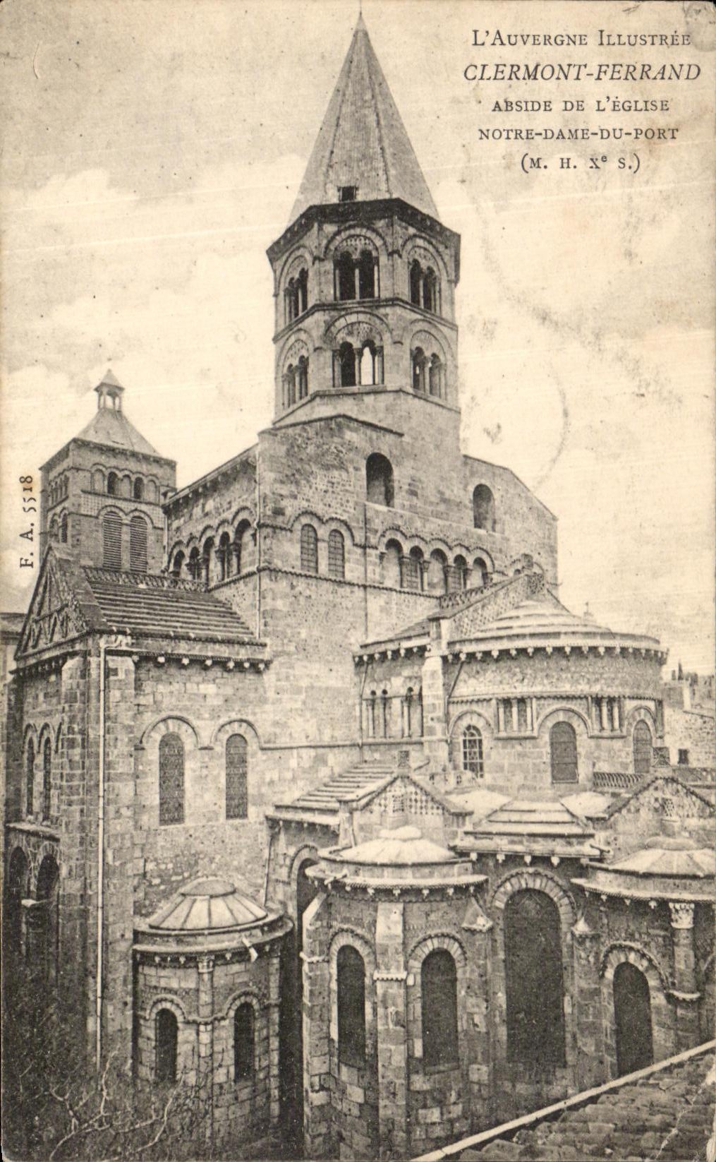 CPA Clermont Ferrand Apse Of the Church