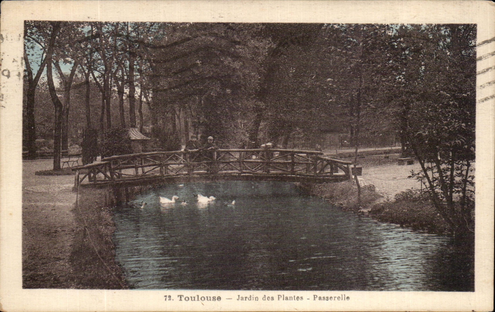 CPA Toulouse Jardin des Plantes Passerelle