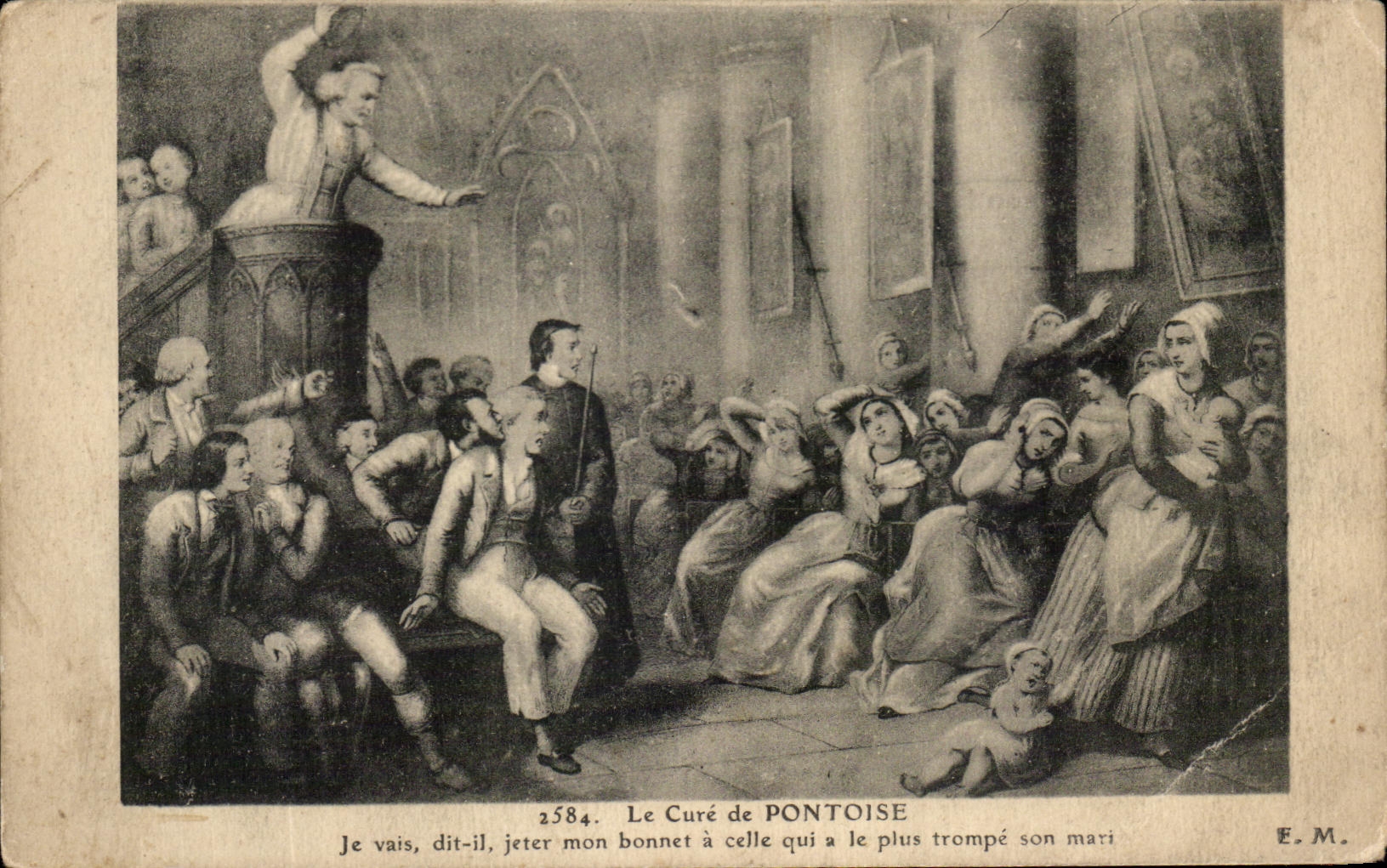 CPA la curacion de Pontoise I conocido como lanzara mi capo tiene eso