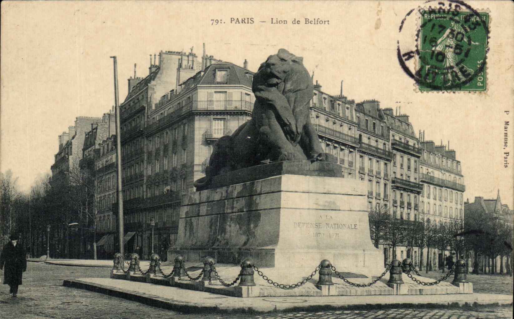 CPA Paris Lion of Belfort