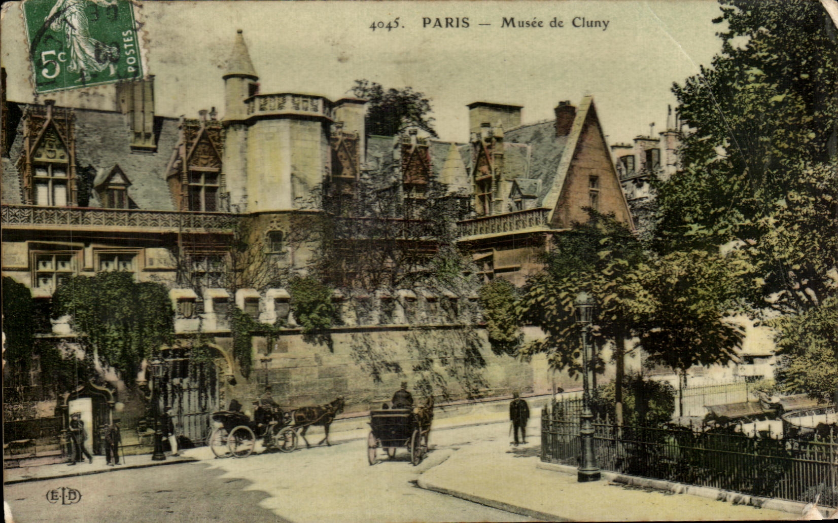 CPA Paris Museum of Cluny