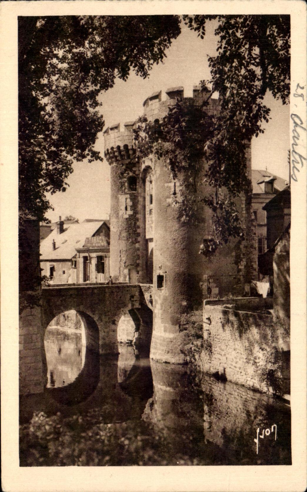 CPA Chartres the Guillaume Gate