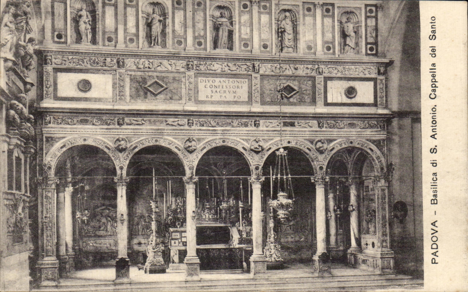 CPA Padova Basilica di S Antonio Cappella del Santo