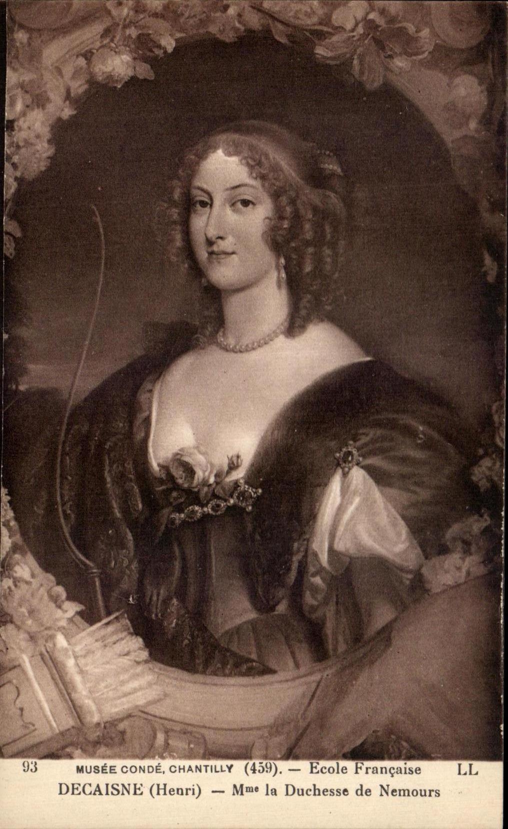 CPA Musee Conde Chantilly Decaisne La Duchesse de Nemours