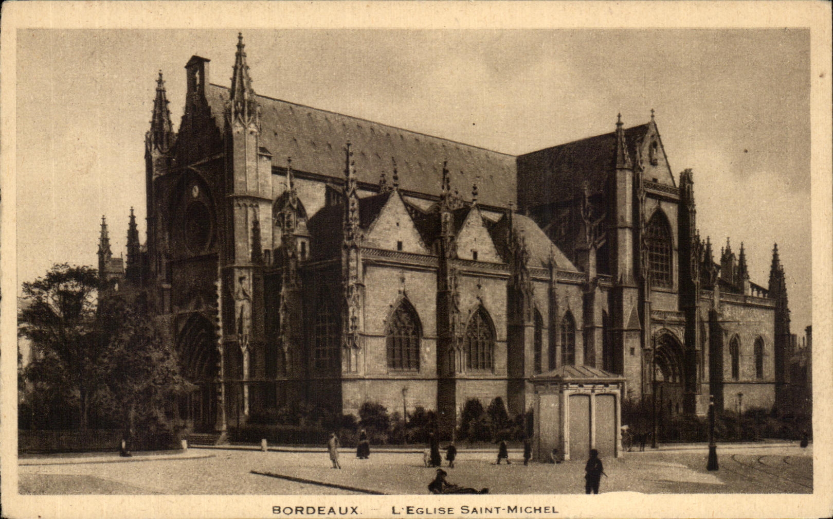CPA Bordeaux the Church Saint Michel