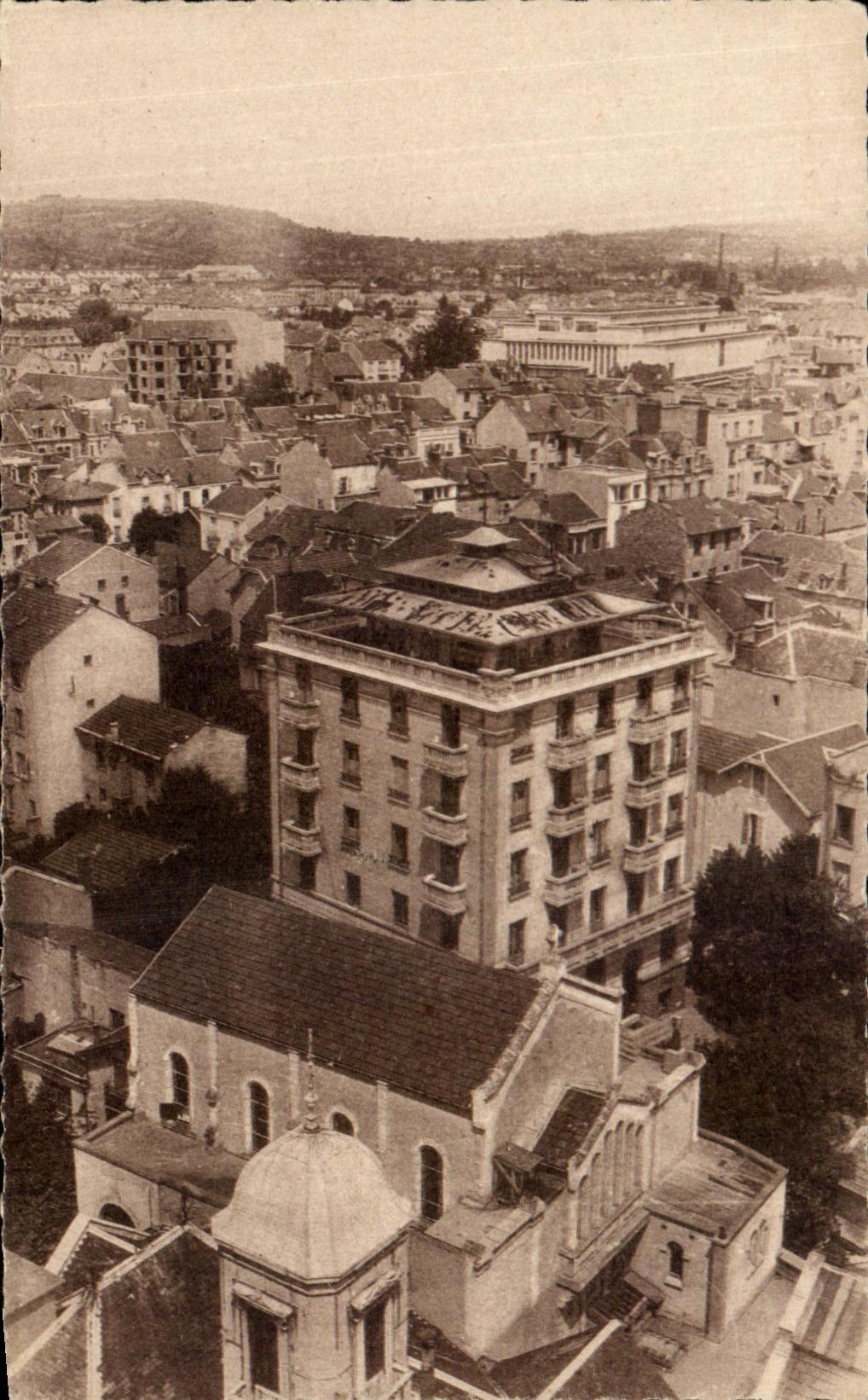 CPSM Maison du Missionnaire Vichy Vue Aerienne