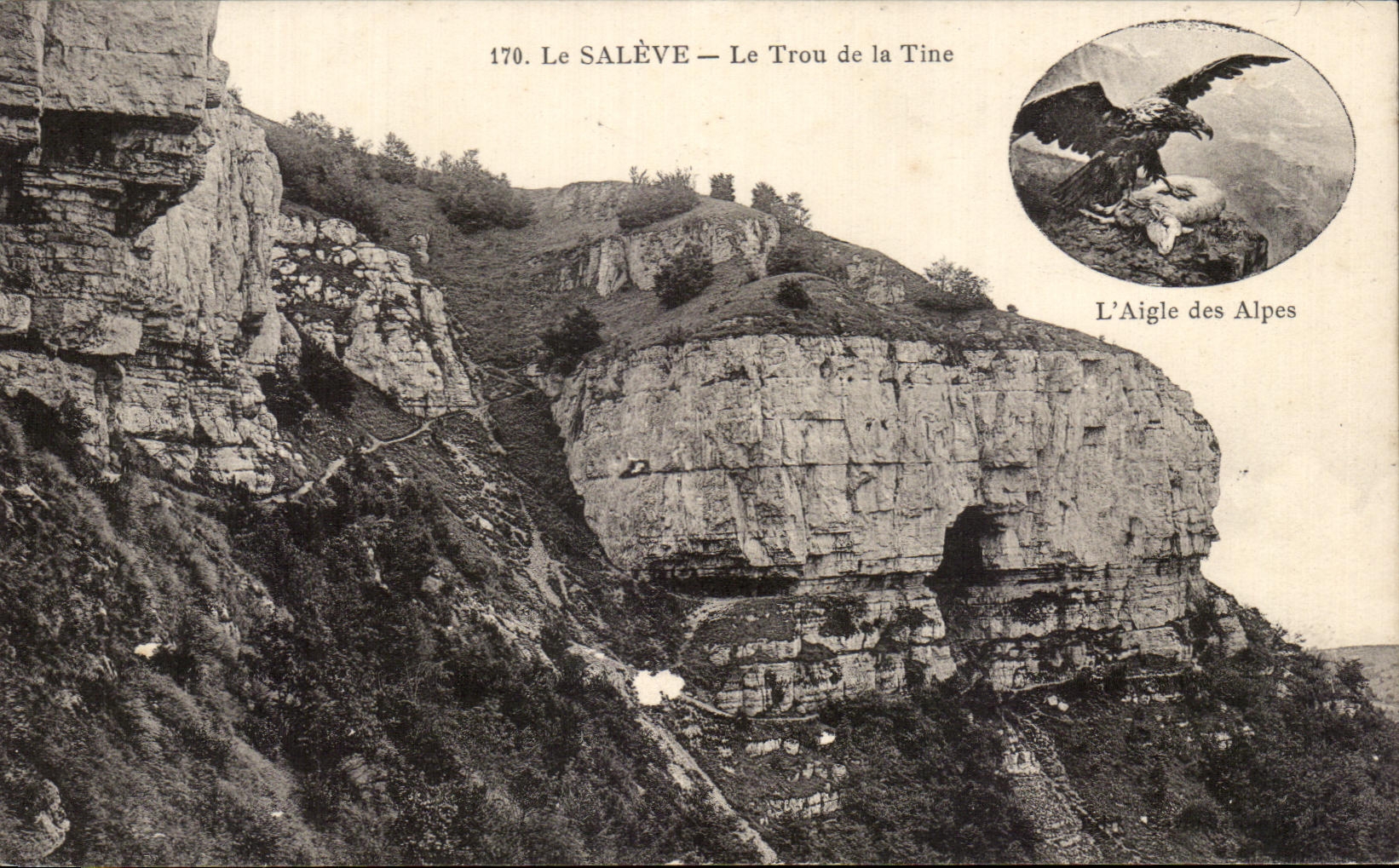 CPA Saleve the Hole of the Clay crusher the Eagle of the Alps