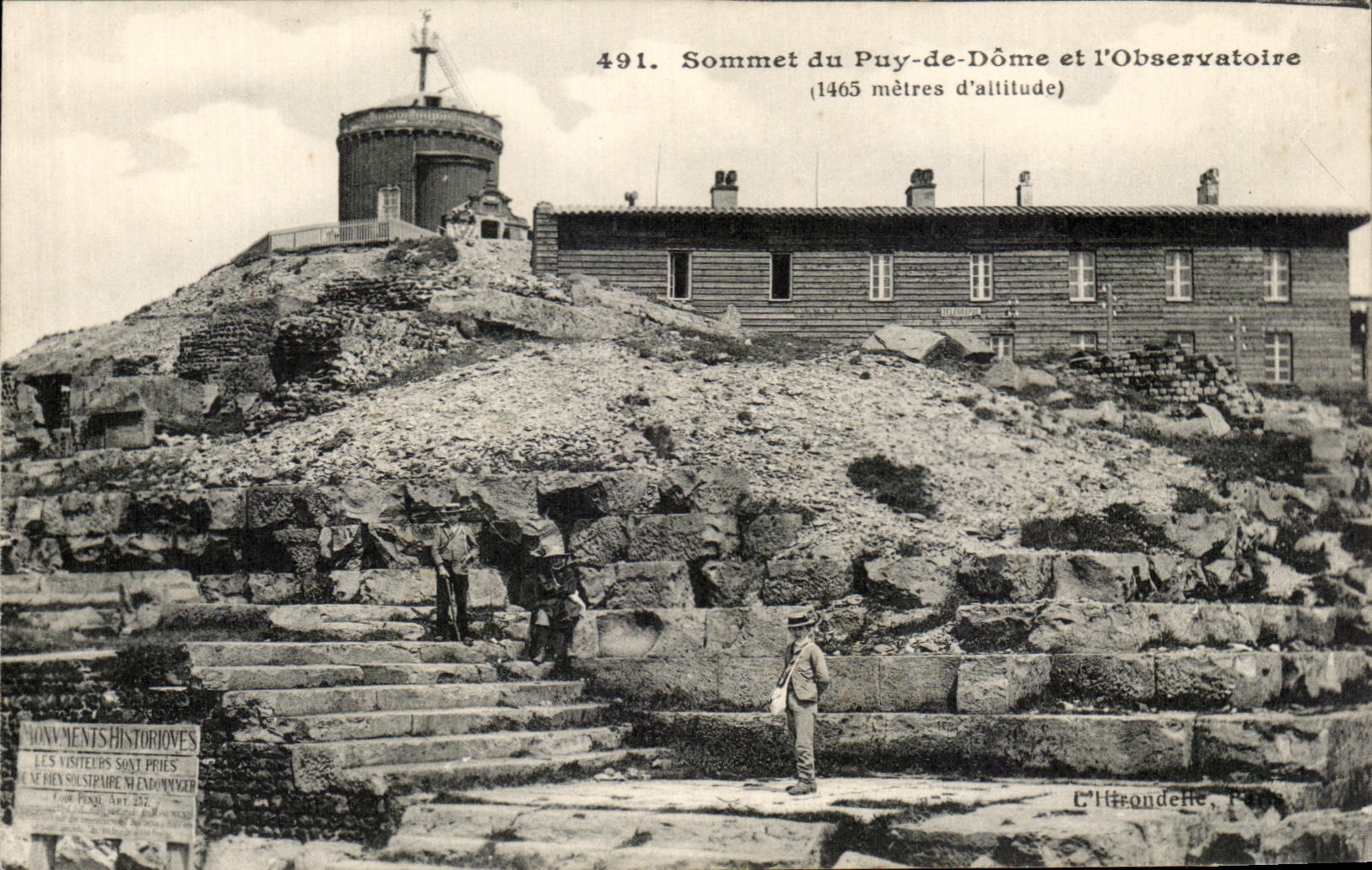 CPA Summit of Puy de Dome and the observatory