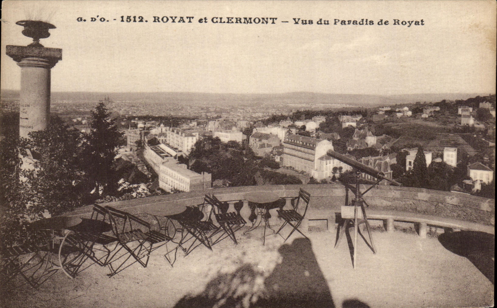 CPA Royat and Clermont Seen of the Paradise of Royat