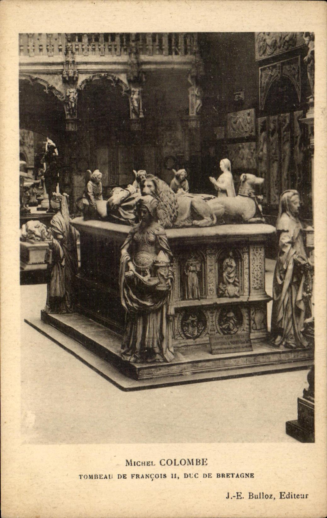 Tumba de la paloma de CPA Miguel del duque de François II de Bretana