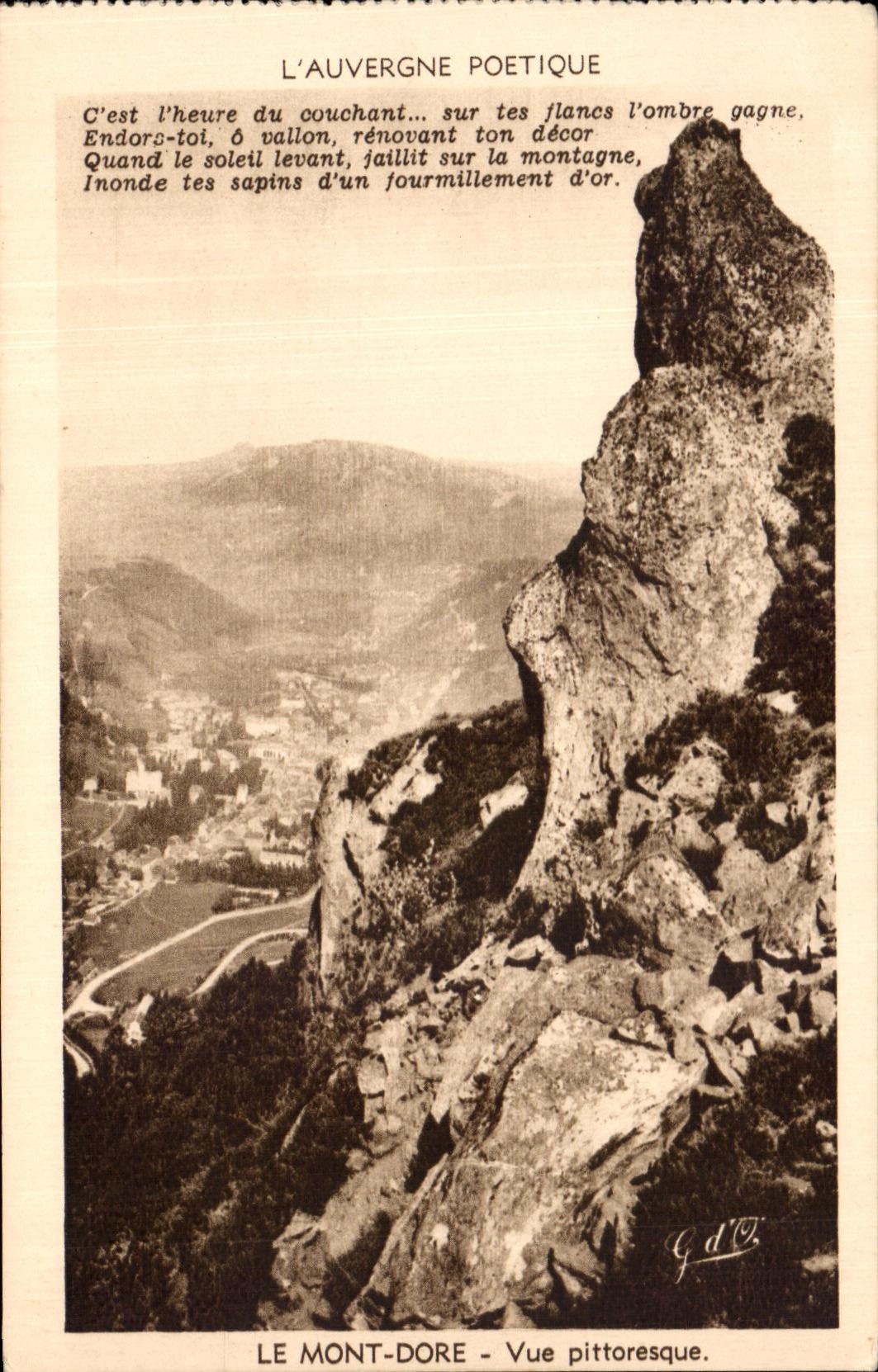 CPA Auvergne Poetique the Mount Gilds