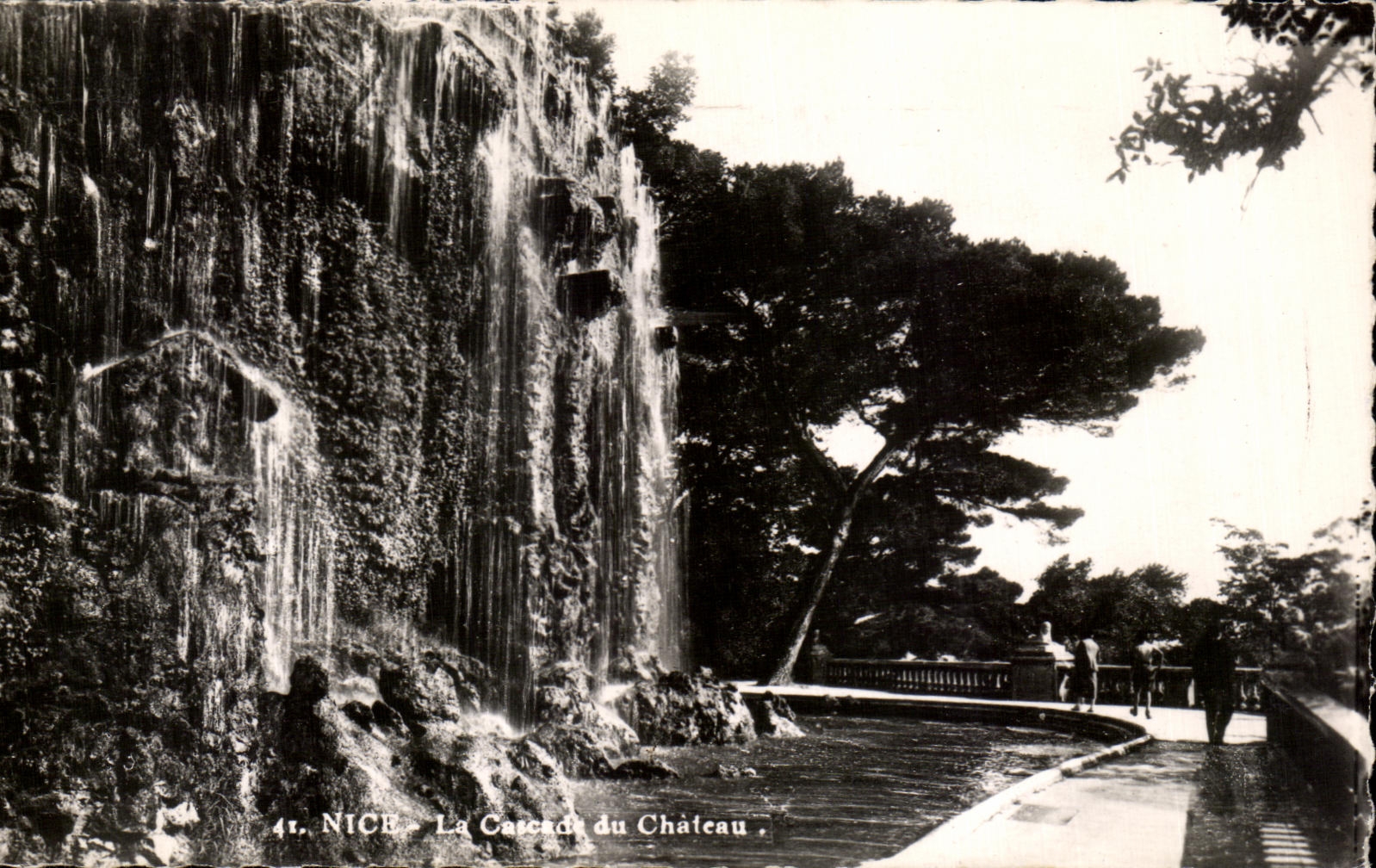 CPSM Nice the Cascade of the Castle