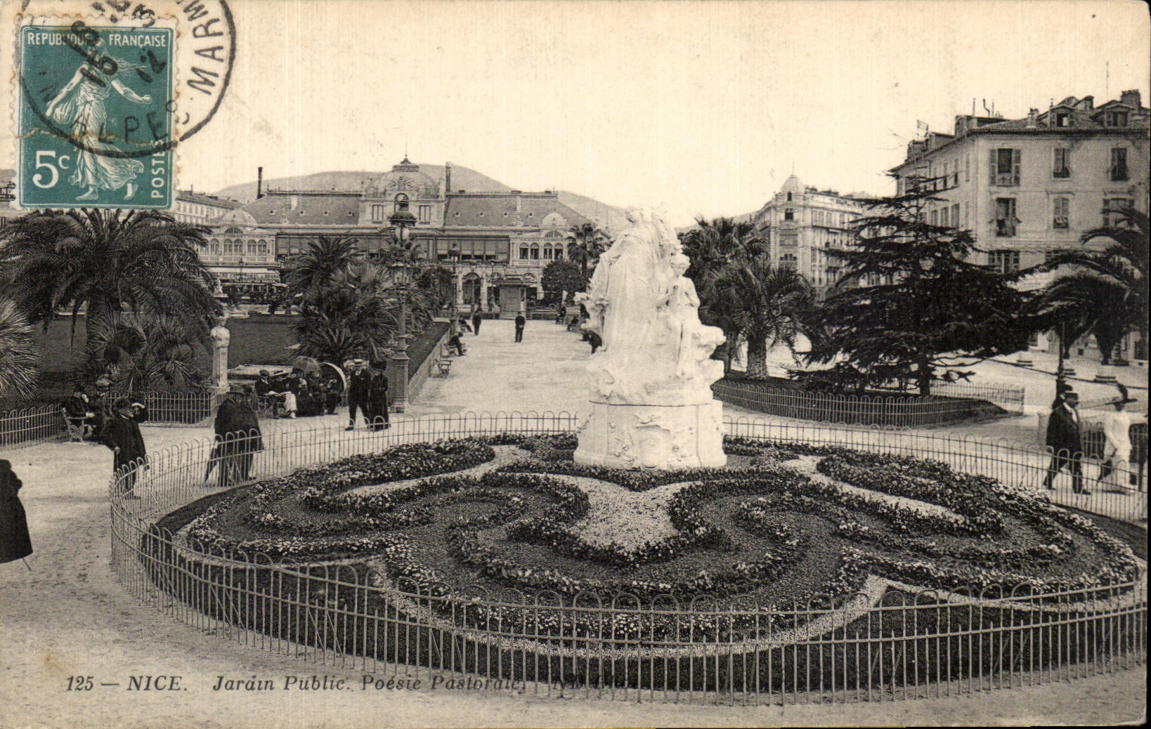Poesia pastoral del jardin publico de CPA Niza