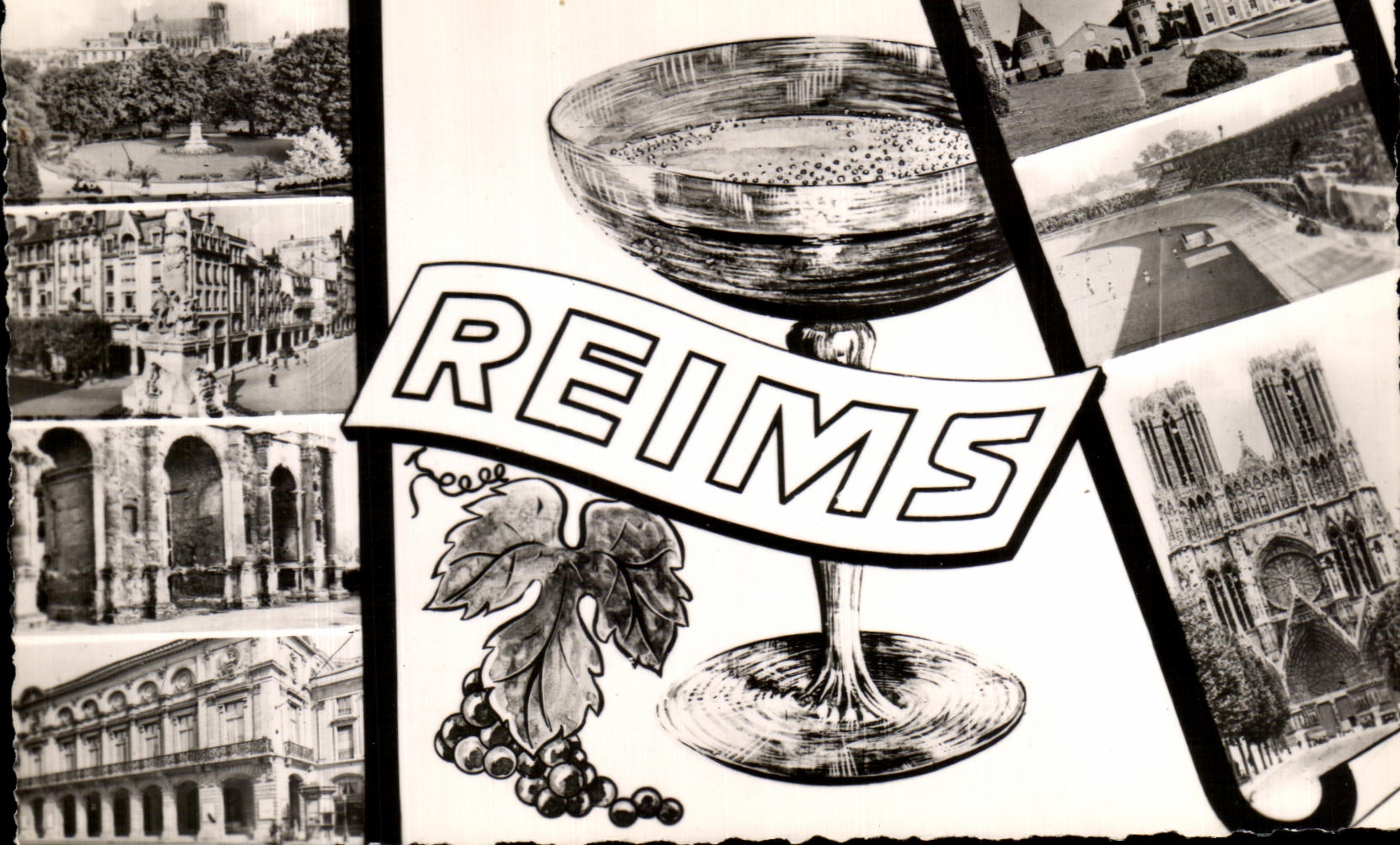 CPSM Rheims Champagne