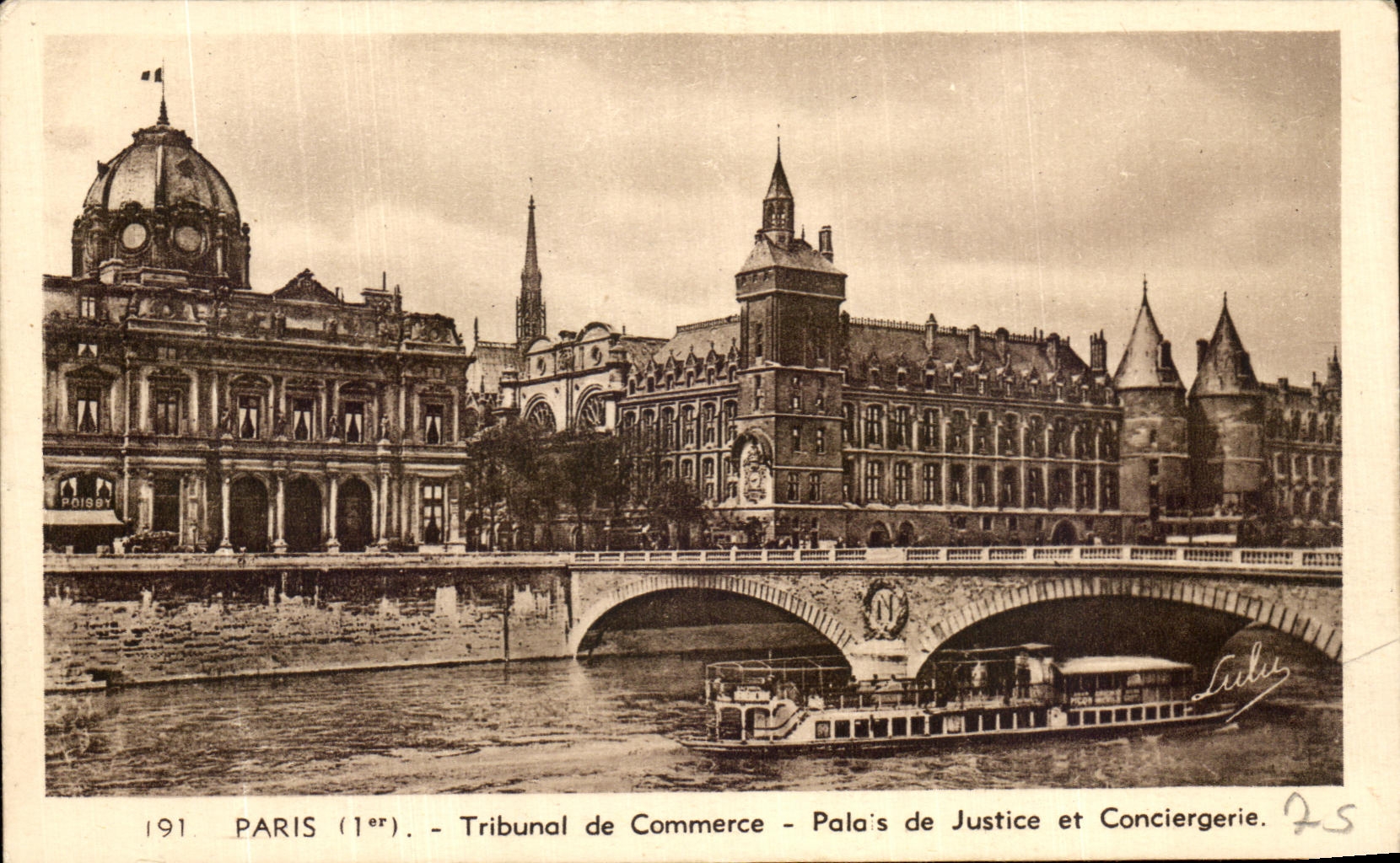 CPA Paris Bankruptcy court law courts and Caretaker's lodge Barge