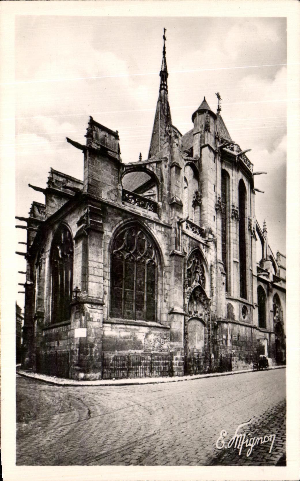CPA Melun el santo Aspais de la iglesia