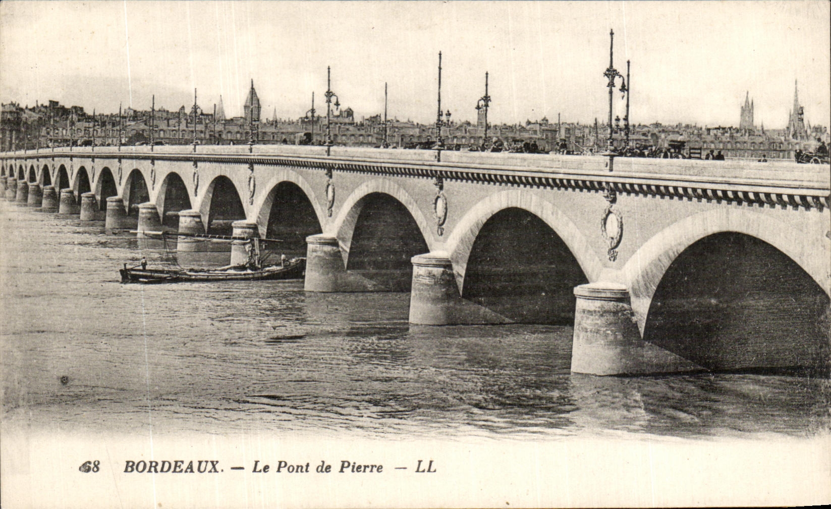 CPA Bordeaux the Bridge of Pierre