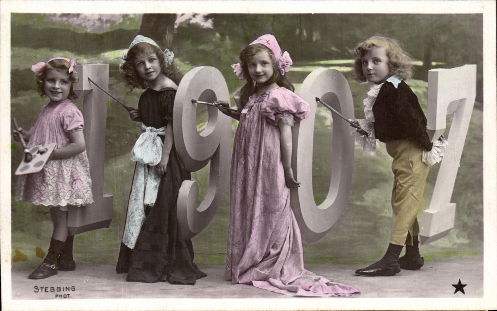 Ninos 1907 de la fantasia de CPA