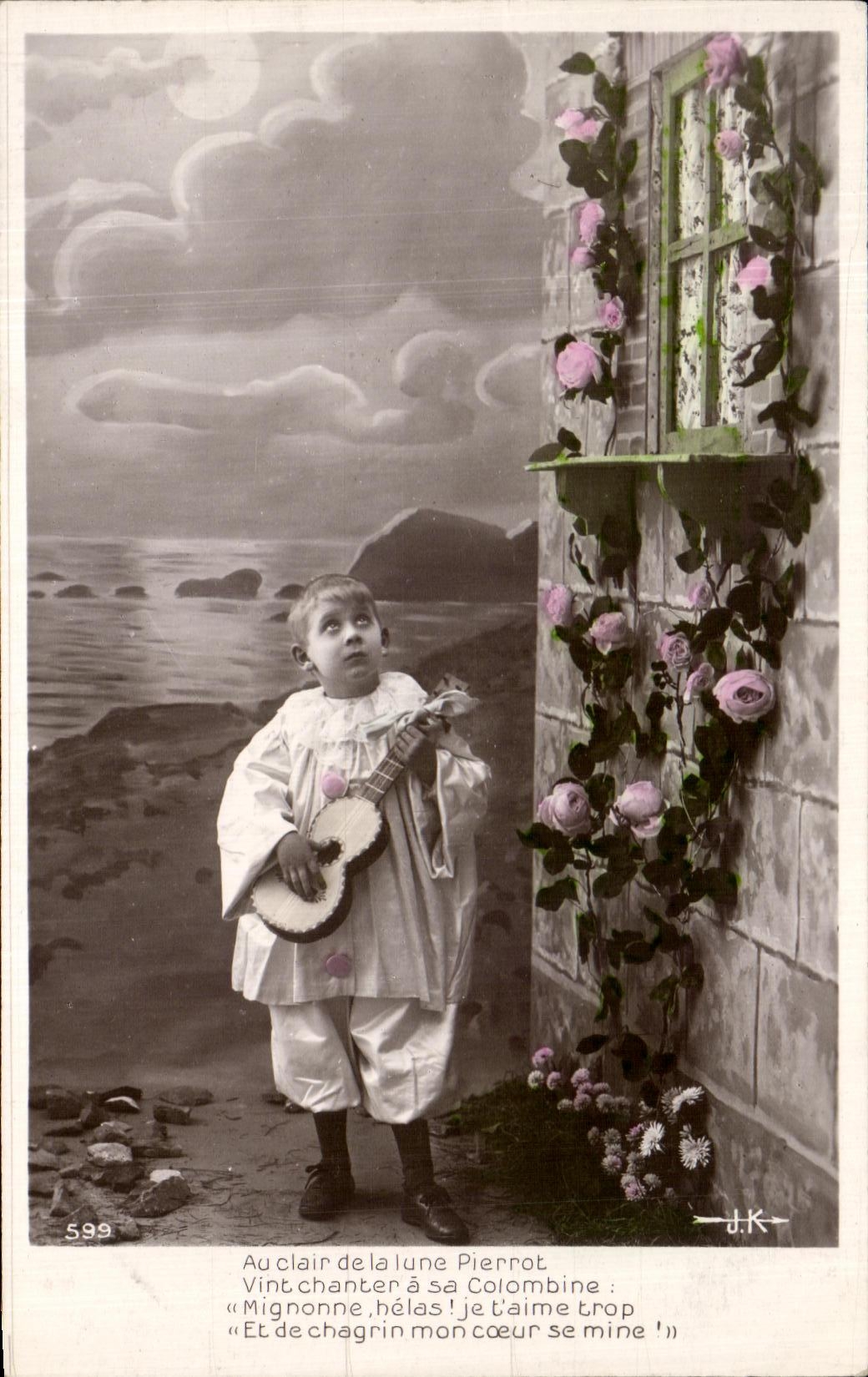 Nino de Pierrot de la fantasia de CPA