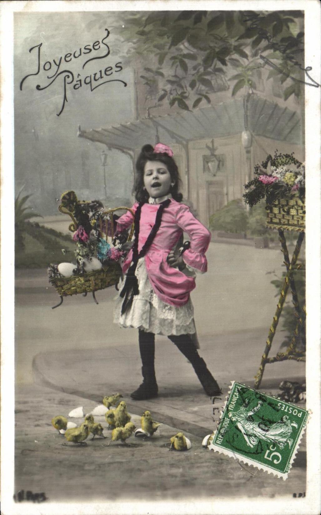 CPA Fantasy Child Easter Chicks