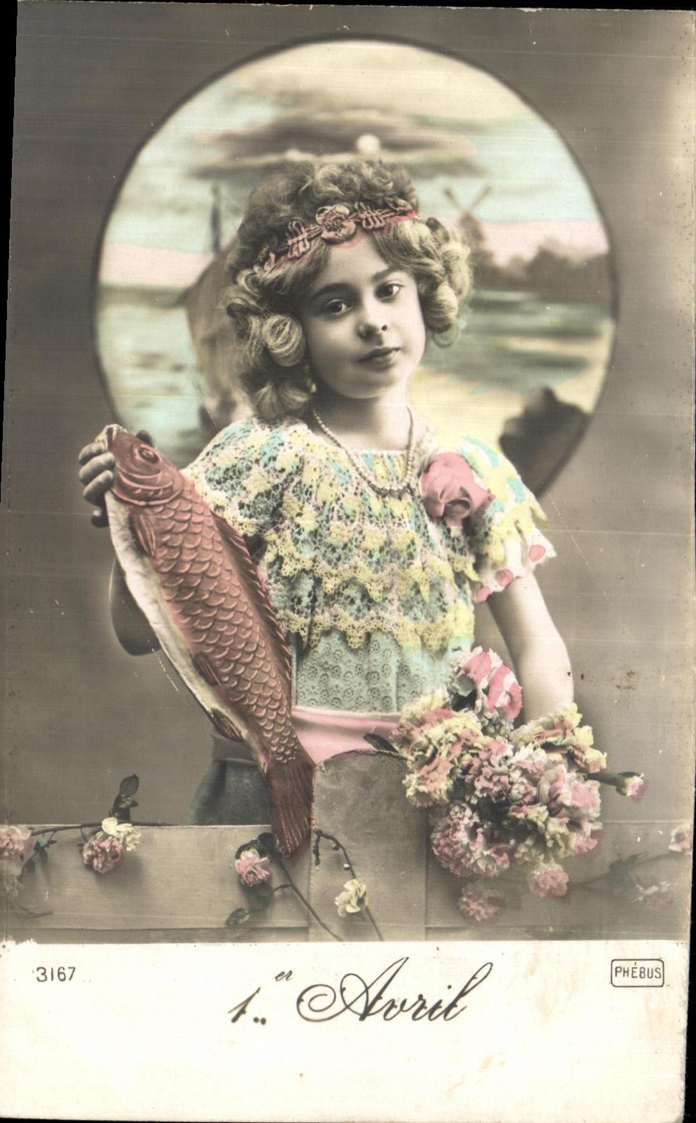 CPA fantasia nino Poisson 1 de abril