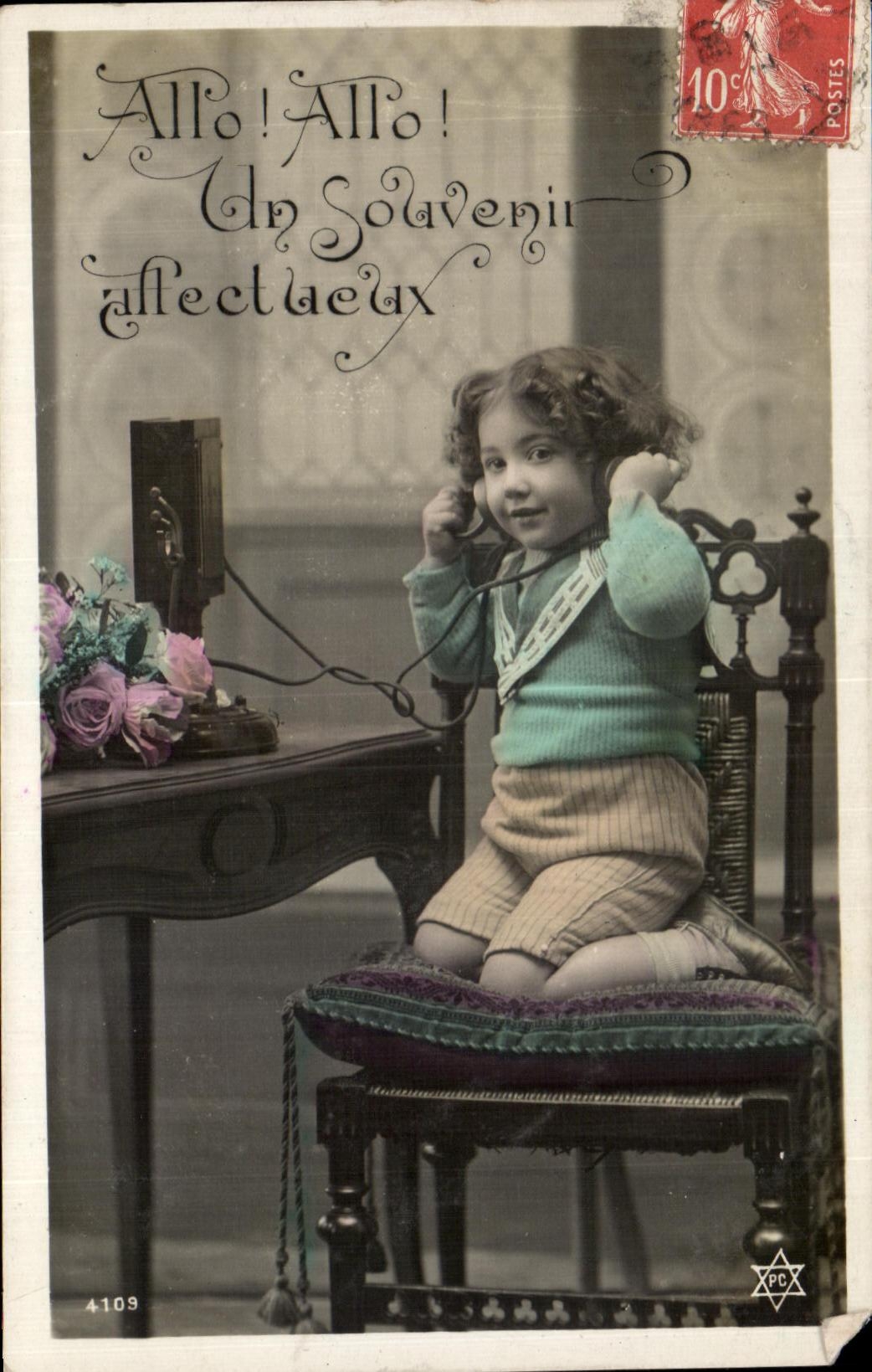 Telefonos del nino de CPA Fantaisie