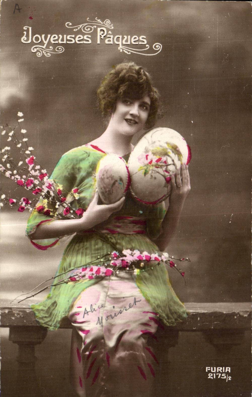 CPA Fantasy Woman Easter Eggs