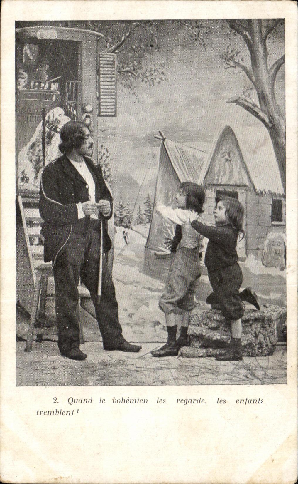 Ninos de la fantasia de CPA gitanos