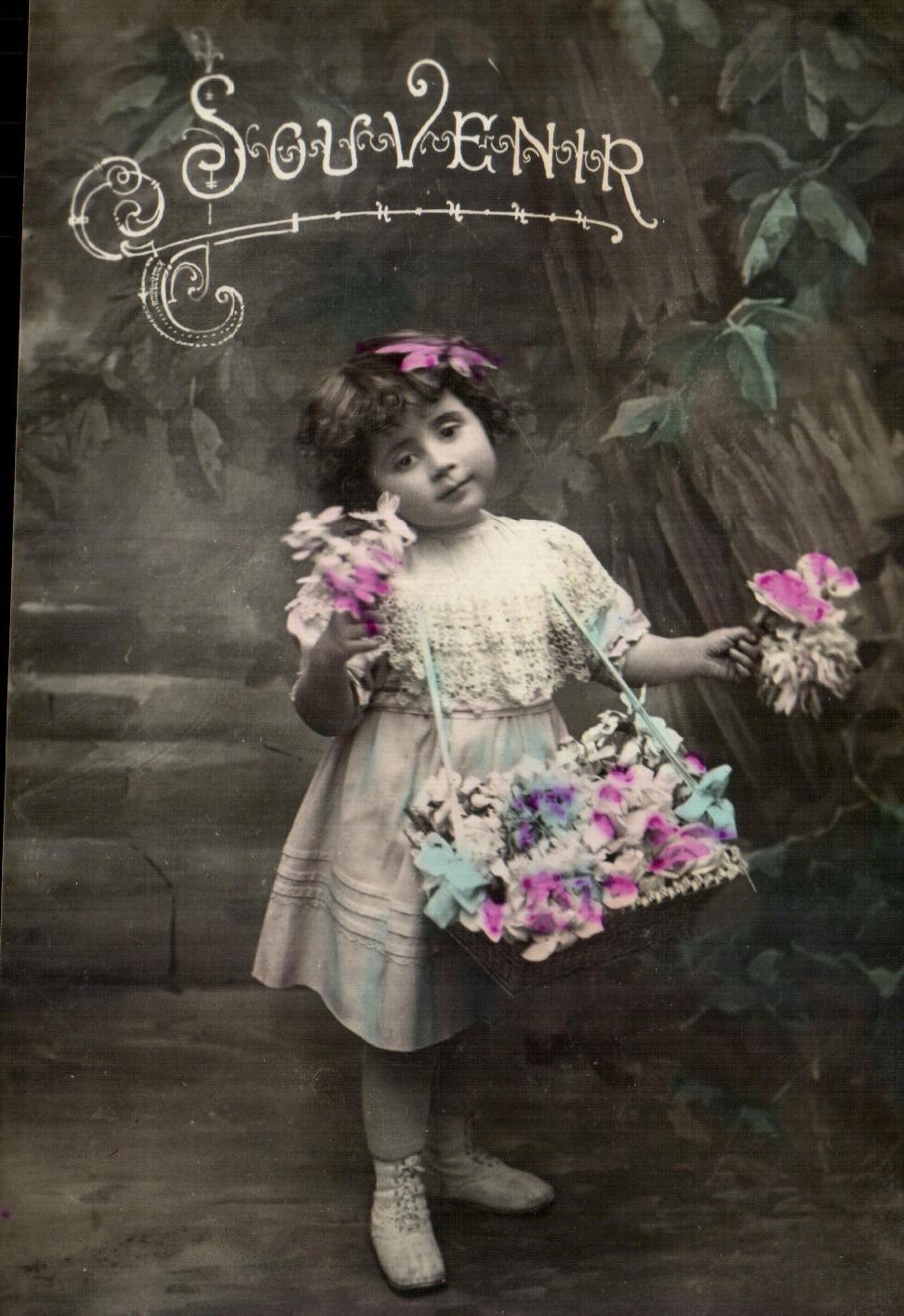 Flores de los ninos de la fantasia de CPA