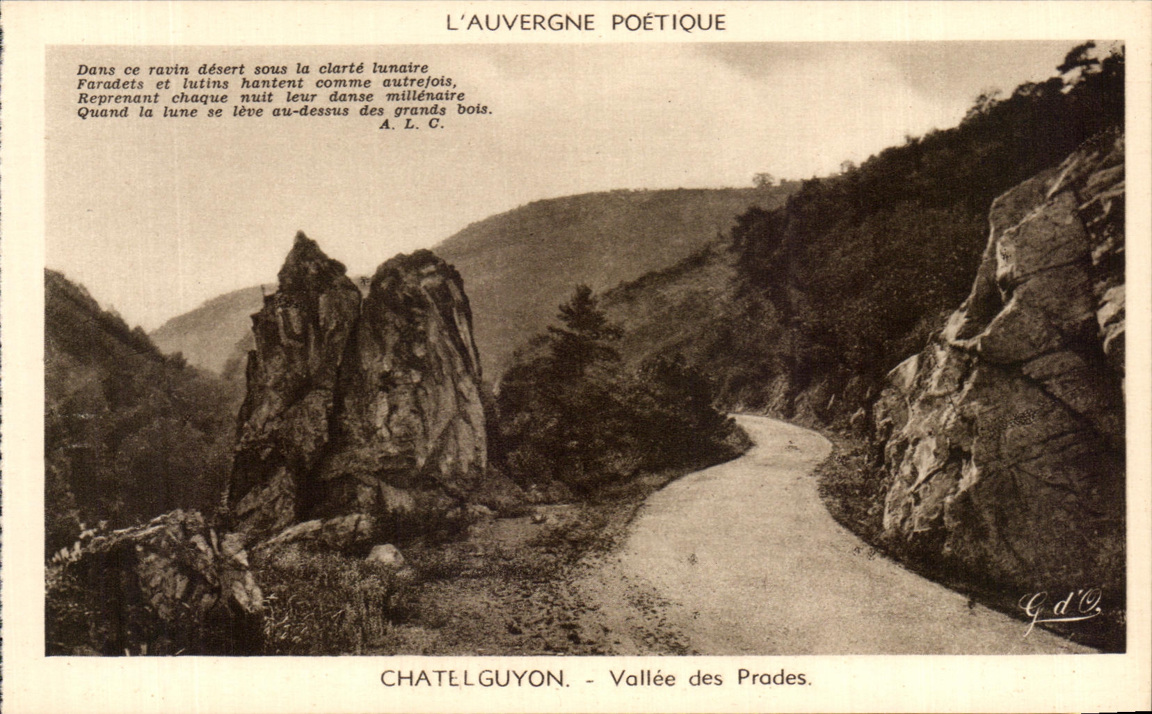 Valle poetico de CPA Auvergne Chatelguyon de Prades