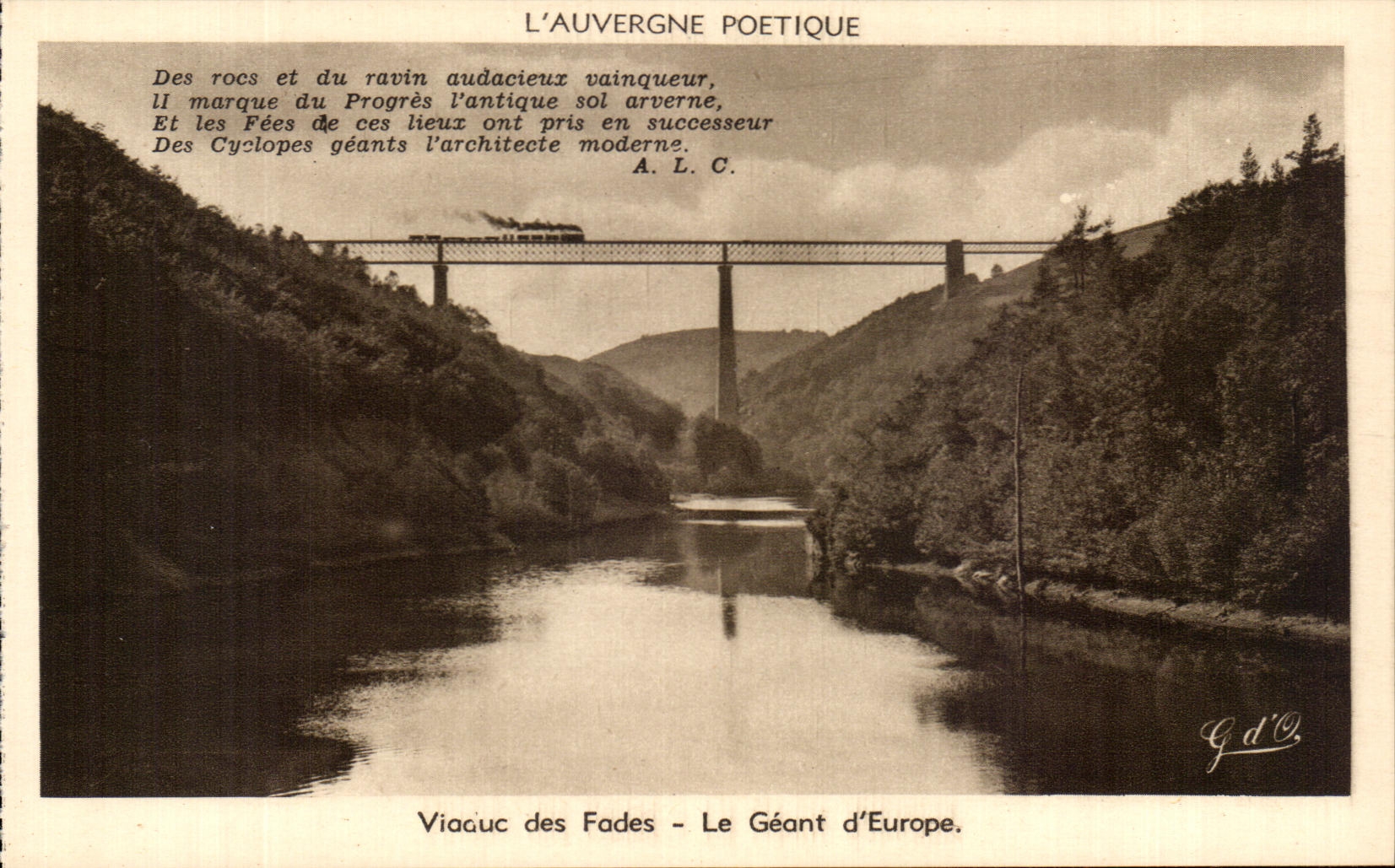 CPA Poetic Auvergne Viaduct Of Insipid the Giant Of Europe
