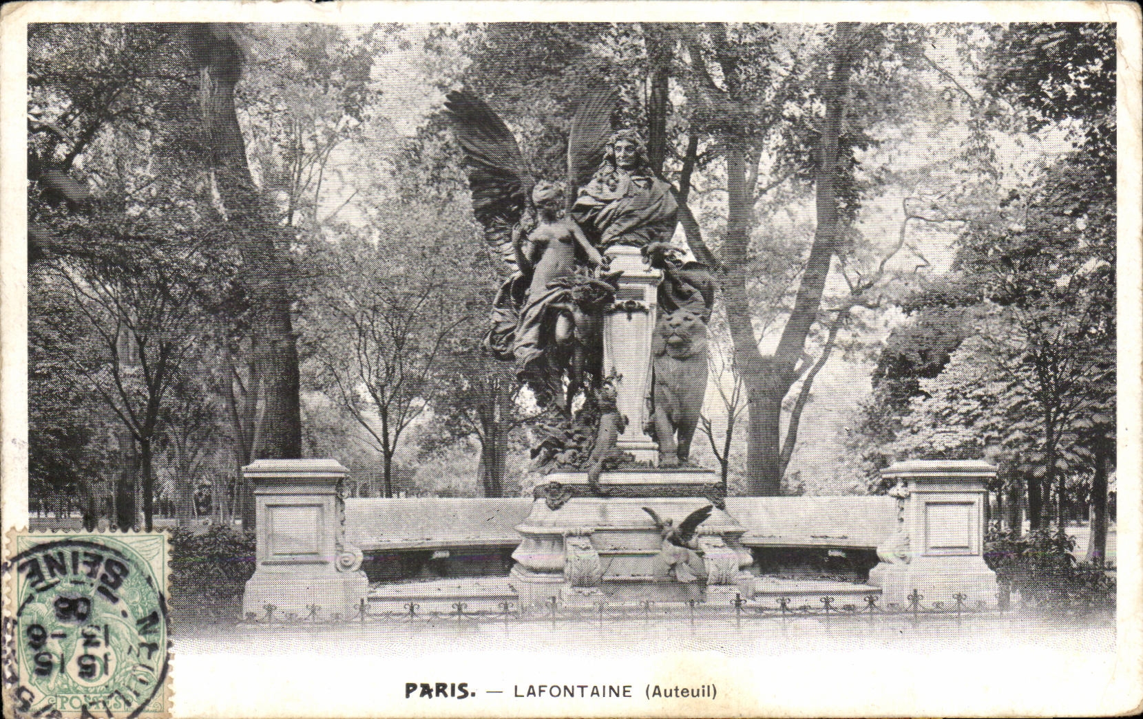 CPA Paris Lafontaine Auteuil Lion
