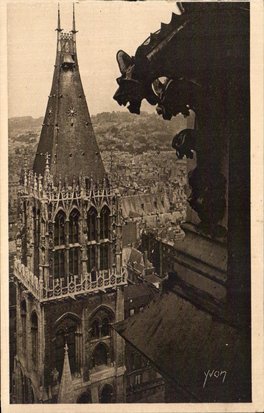 CPA Soft Rouen France the Tower Saint Romain