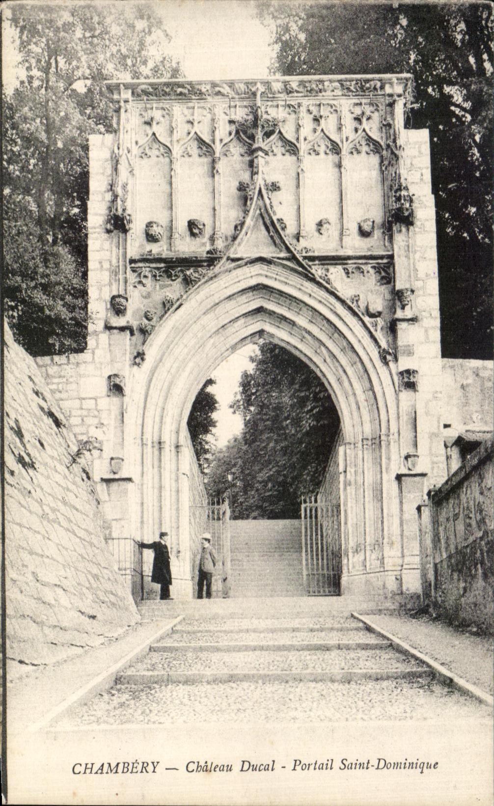 CPA Chambery Ducal Castle Gate Saint Dominique