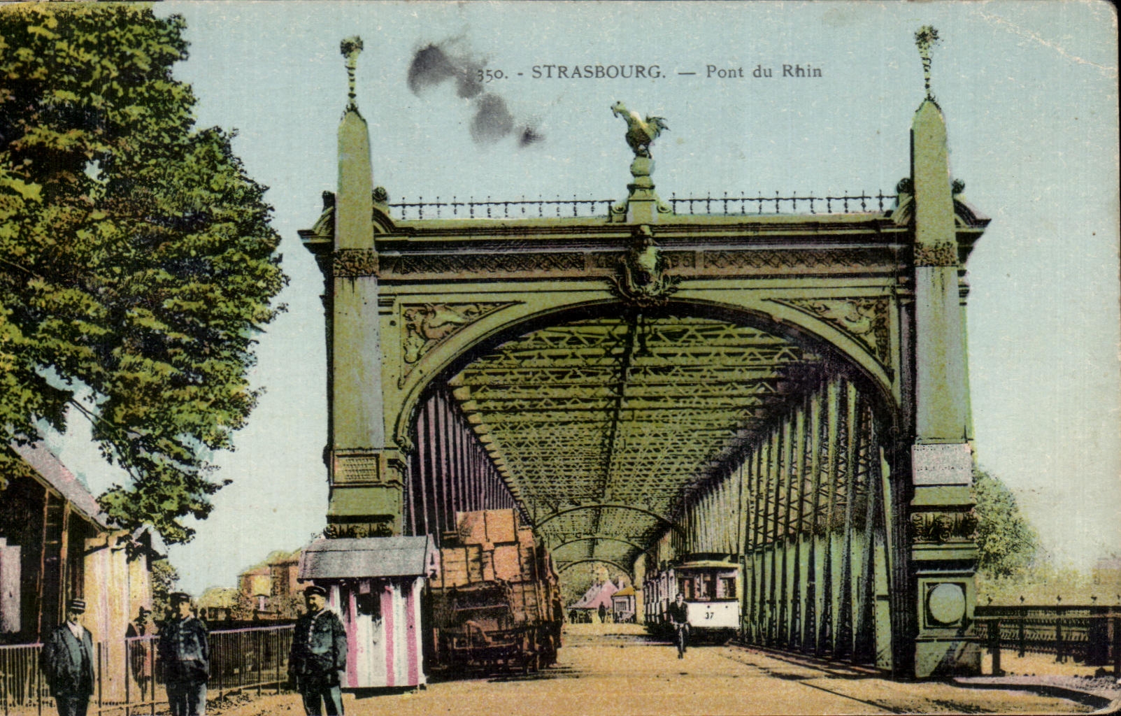 CPA Strasbourg Bridge of the Rhine