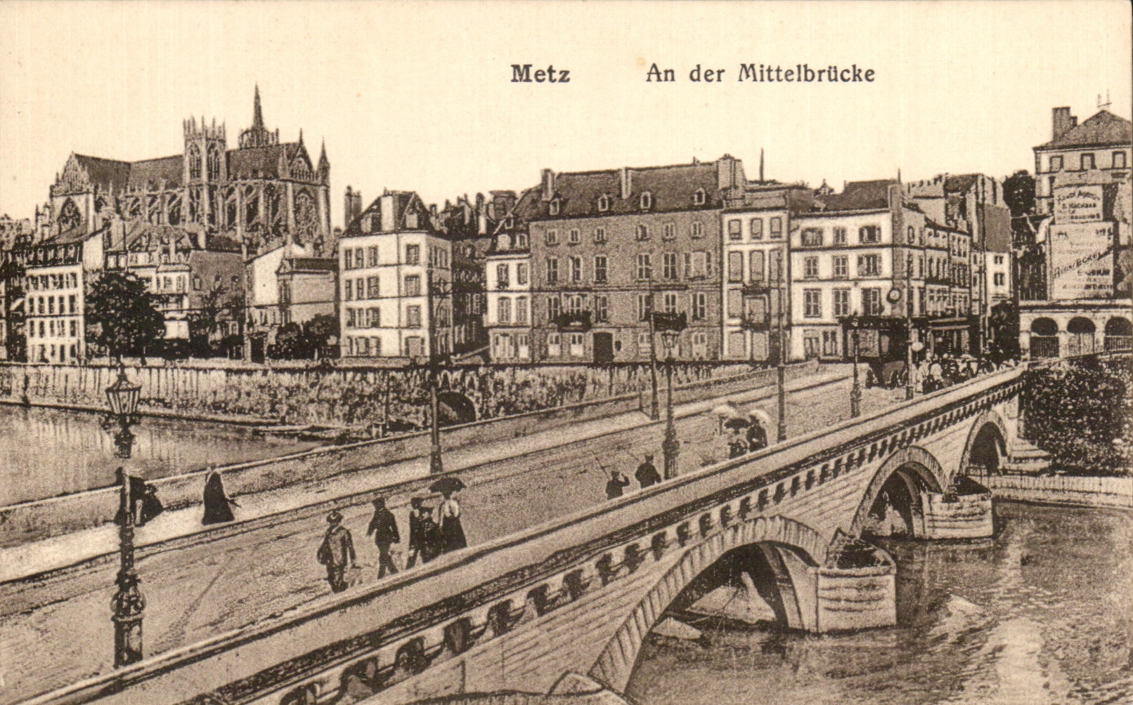 Der Mittelbrucke del ano de CPA Metz