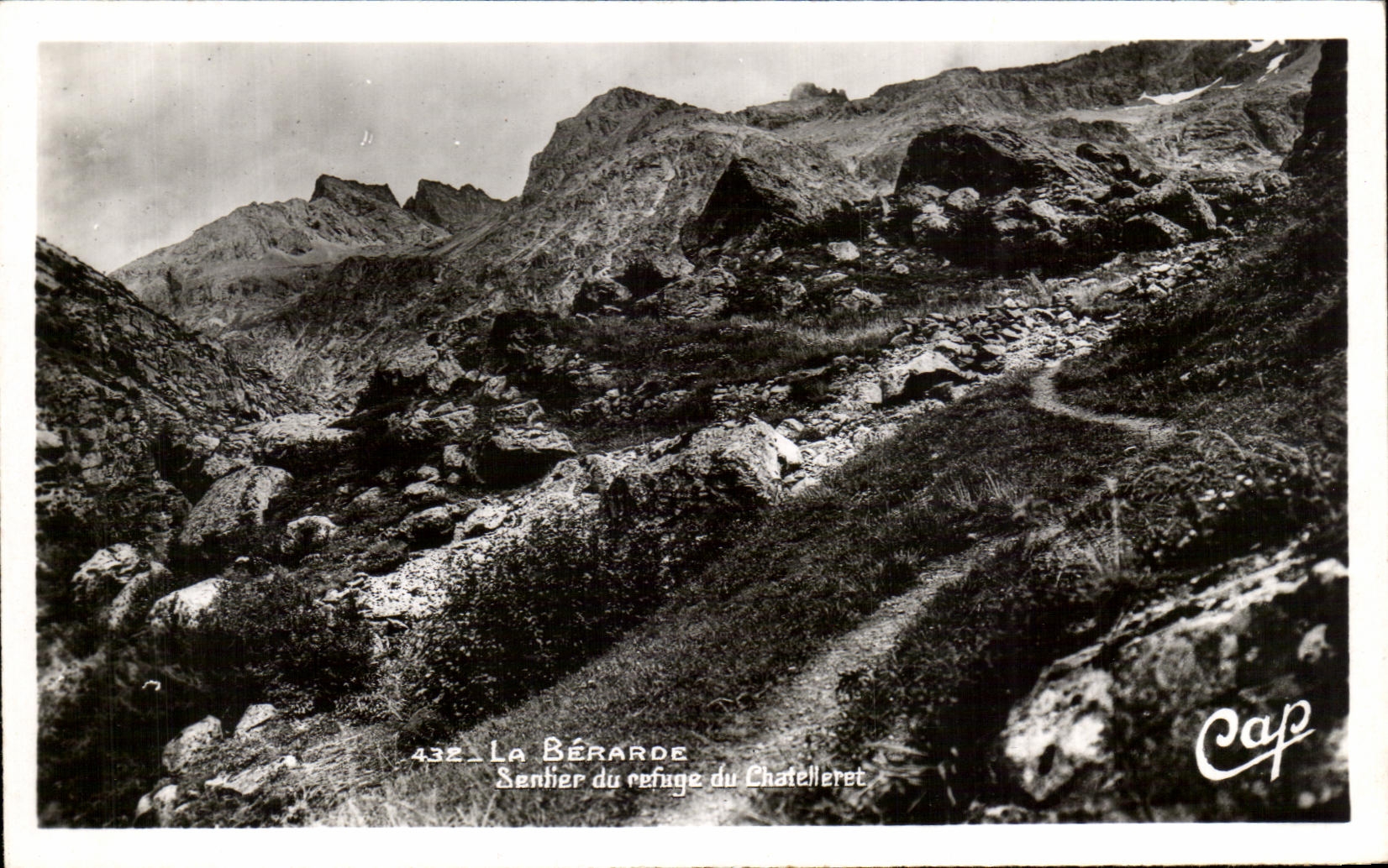 CPA Berarde Santier of the refuge of the chatelleret