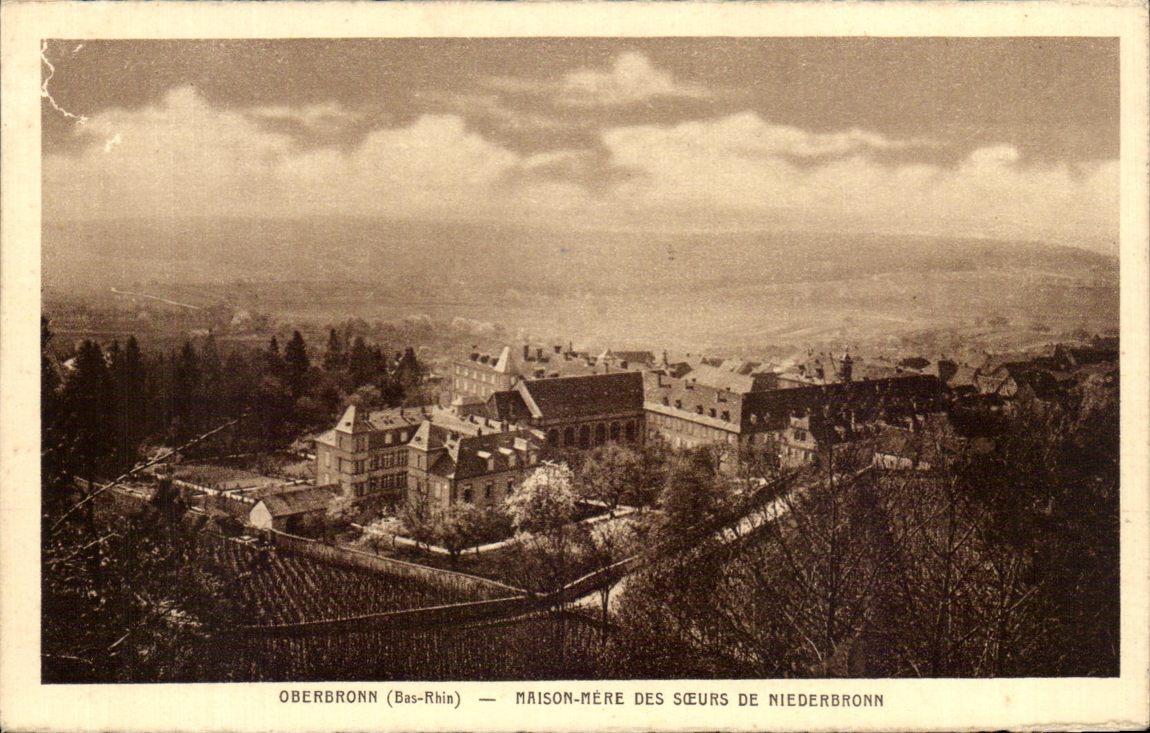 CPA Oberbronn Head office Of Soeurs De Niederbronn