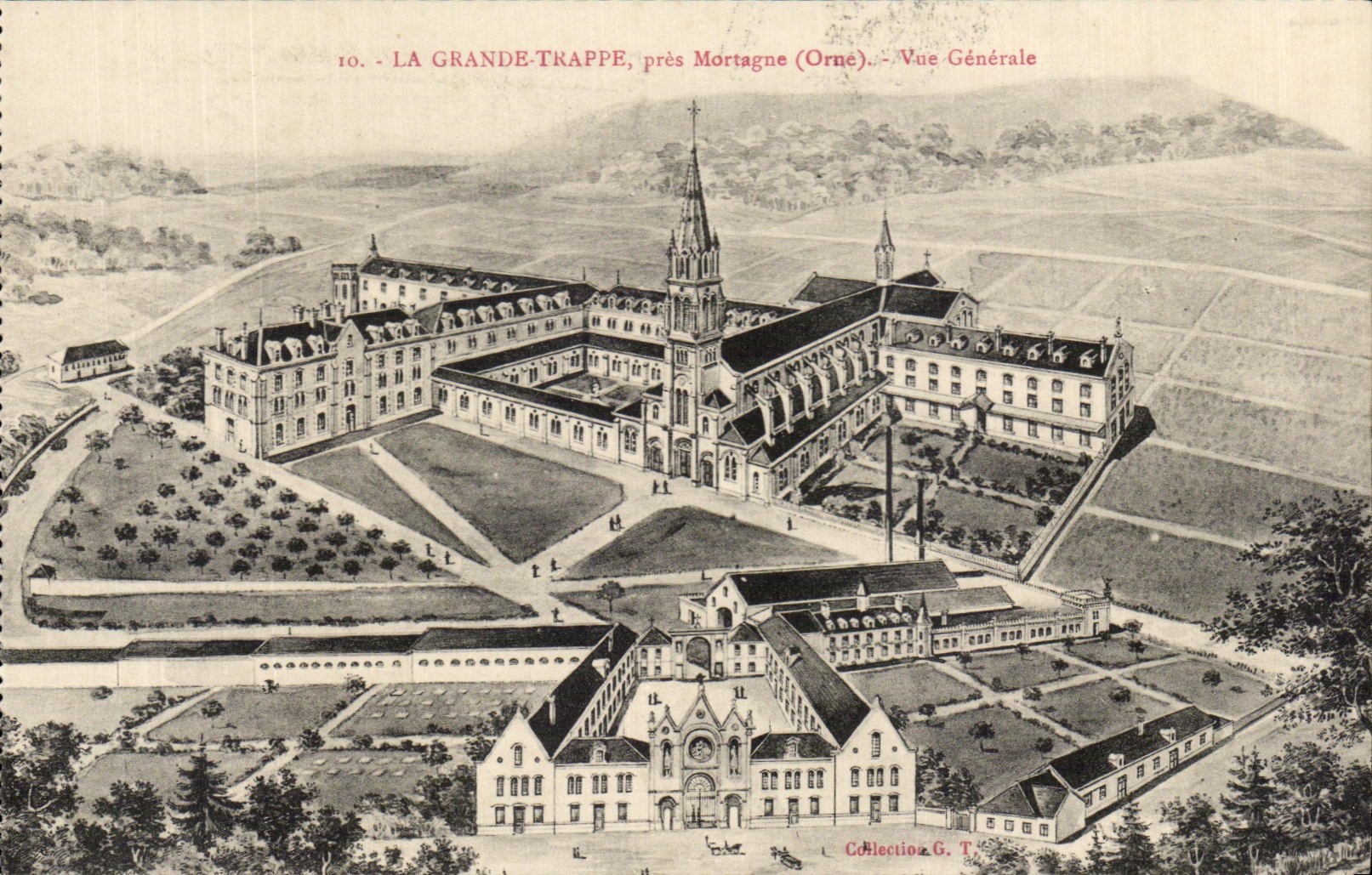 CPA La Grande Trappe Pres Mortague Vue Generale