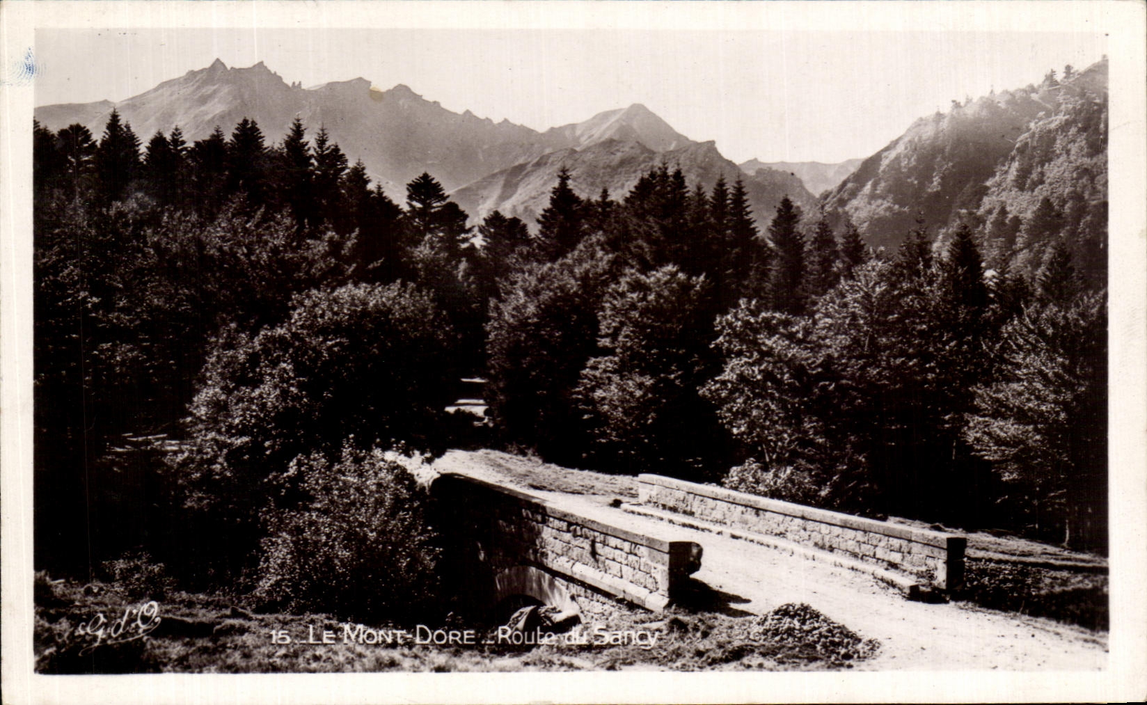 CPA the Mount Gilds Road of Sancy