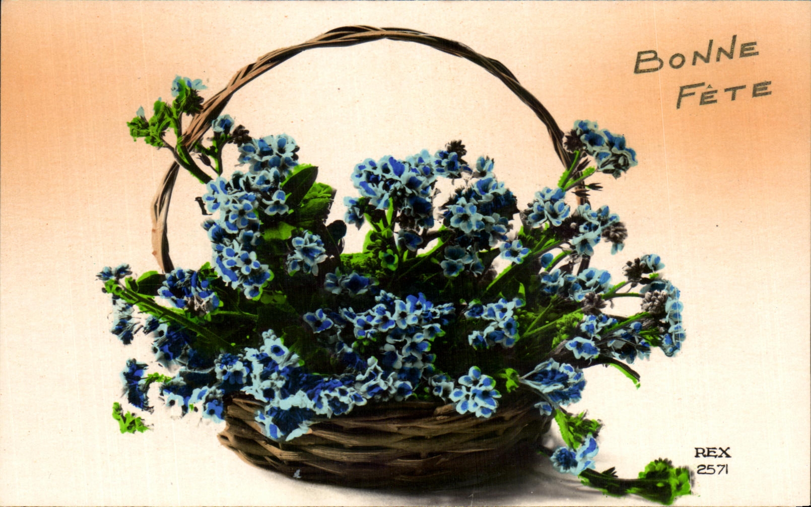 CPA Bonne celebra la imaginacion de Fleurs